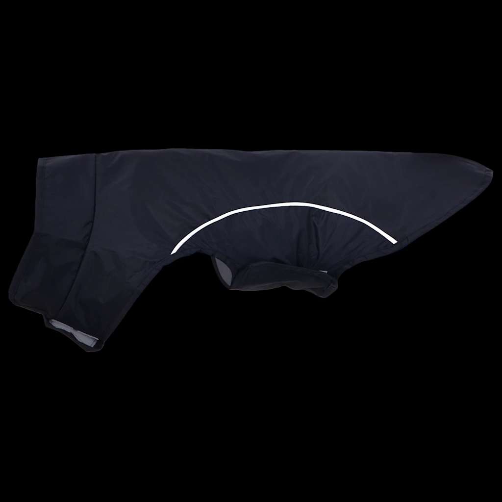 Regnrock för hundar med reflexer polyester marinblå XXS