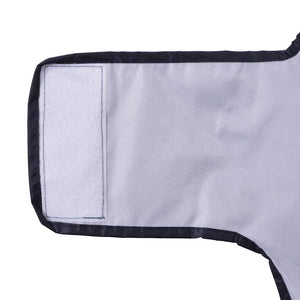 Regnrock för hundar med reflexer polyester marinblå XXS