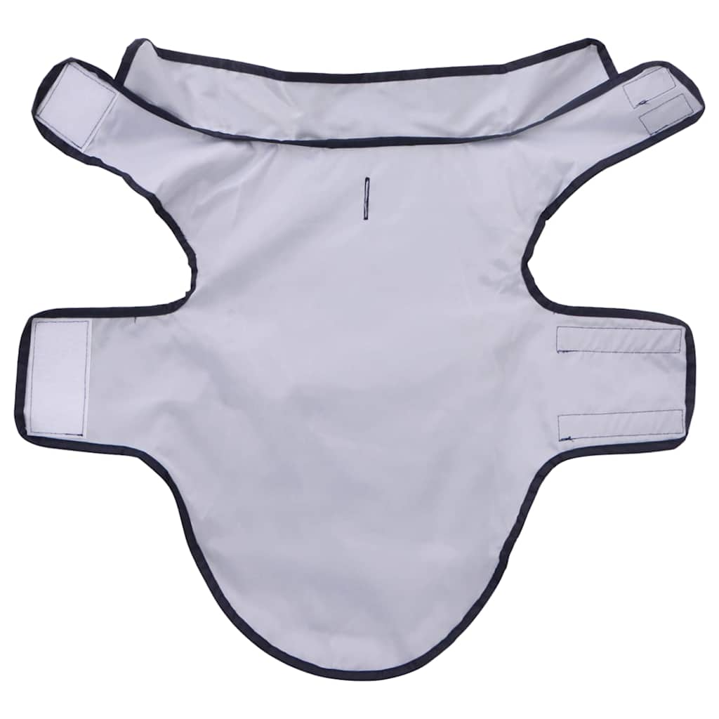 Regnrock för hundar med reflexer polyester marinblå S