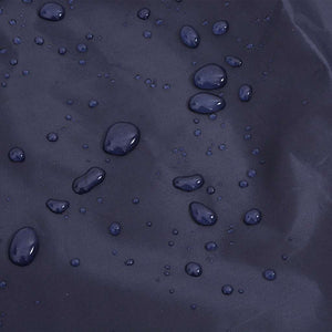 Regnrock för hundar med reflexer polyester marinblå S