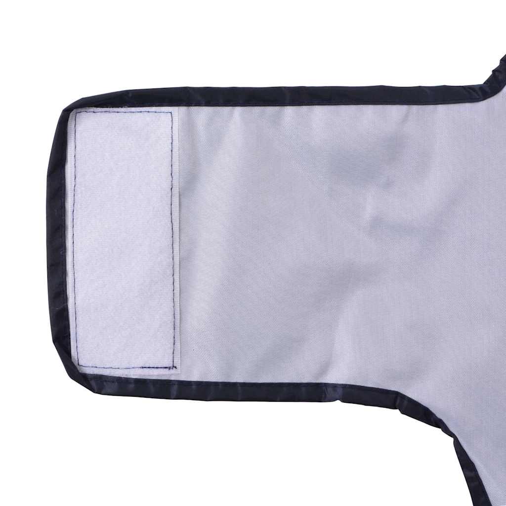 Regnrock för hundar med reflexer polyester marinblå S