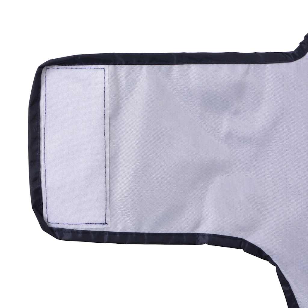 Regnrock för hundar med reflexer polyester marinblå XL