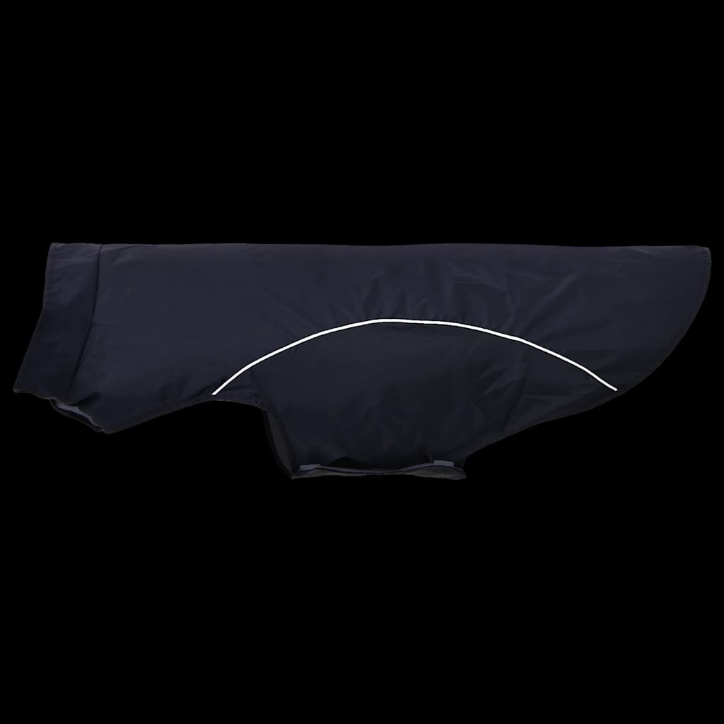 Regnrock för hundar med reflexer polyester marinblå 3XL