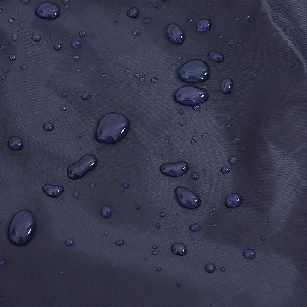 Regnrock för hundar med reflexer polyester marinblå 3XL