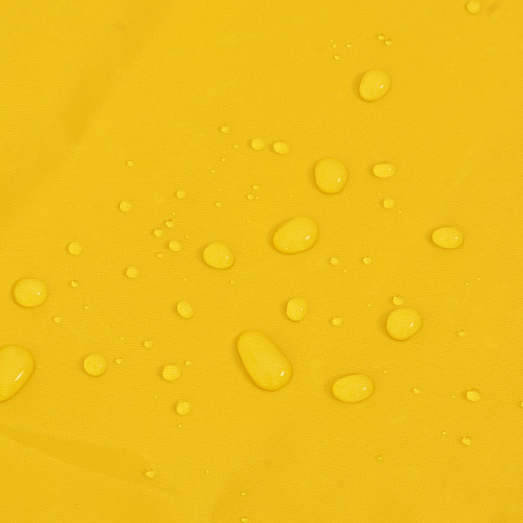 Regnrock för hundar med reflexer polyester gul m