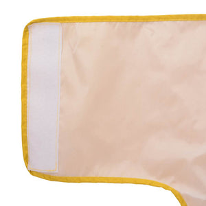 Regnrock för hundar med reflexer polyester gul 4XL