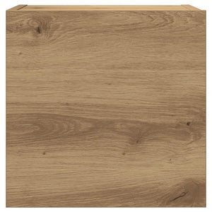 TV-skåp väggmonterat 7 delar artisan ek konstruerat trä