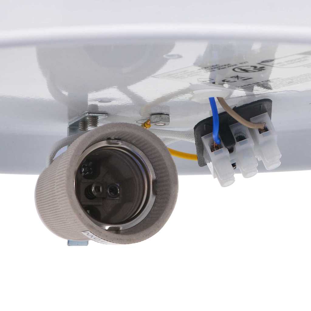 Taklampa med strålkastare Svart 30 x 30 x 13,5 cm tyg