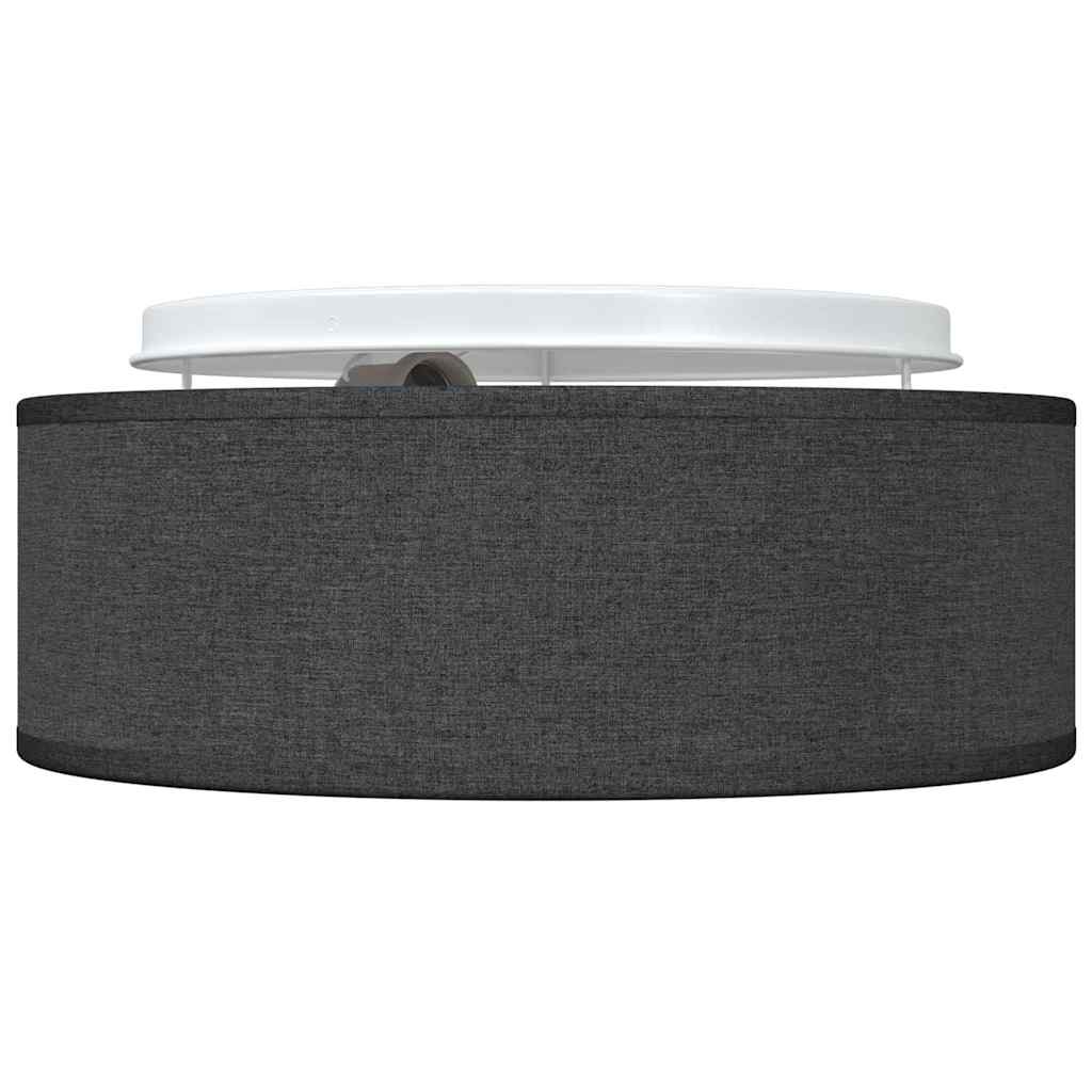 Taklampa med strålkastare Svart 30 x 30 x 13,5 cm tyg