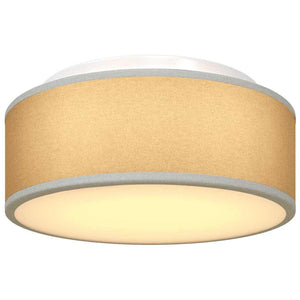 Taklampa med strålkastare Grå 30 x 30 x 13,5 cm tyg