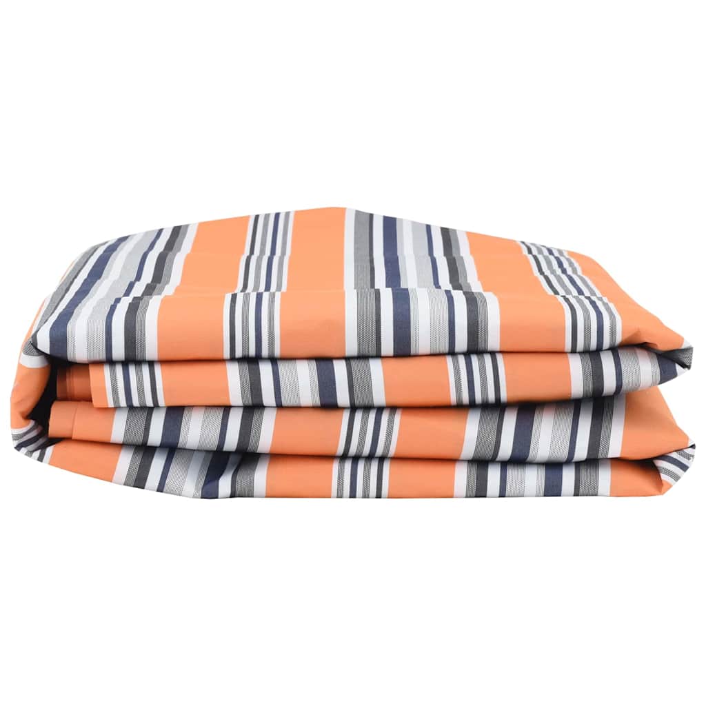 Markisbyte Blå och Orange 1000 x 160 cm Polyesterduk