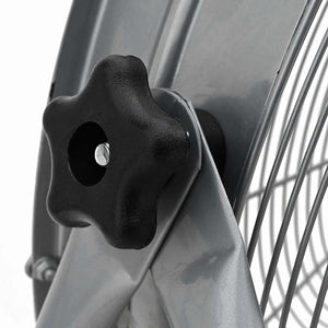 Trumfläkt med hjul Silver 73 x 42 x 70 cm Aluminium