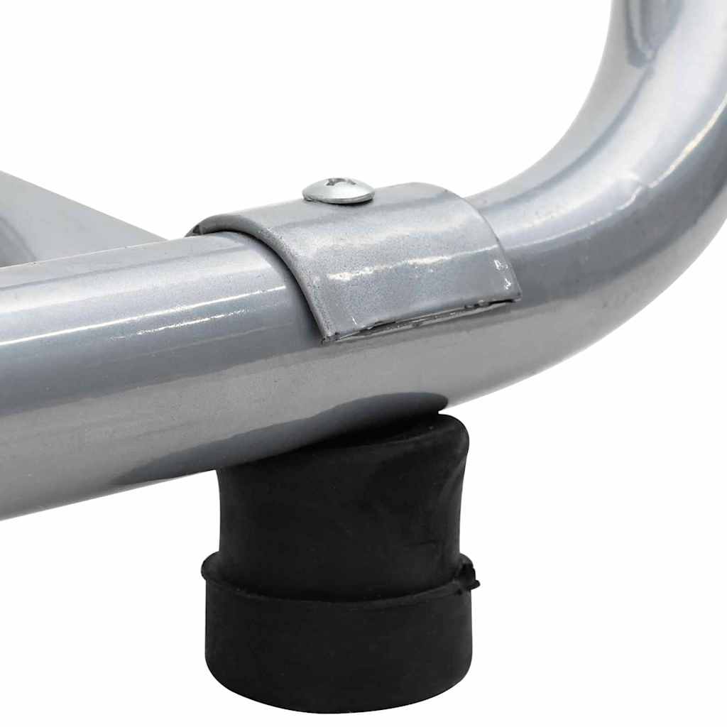 Trumfläkt med hjul Silver 73 x 42 x 70 cm Aluminium