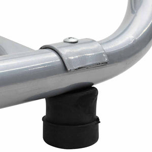 Trumfläkt med hjul Silver 73 x 42 x 70 cm Aluminium