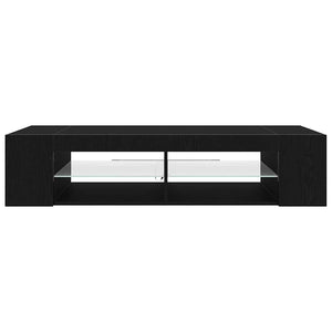 TV-skåp Svart Ek 135 x 39 x 30 cm Konstruerat trä