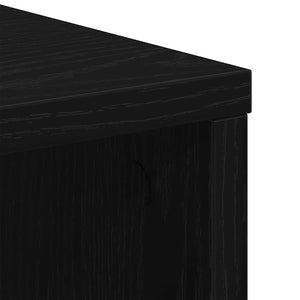 Förvaringsskåp Svart Ek 60 x 53 x 72,5 cm Konstruerat trä