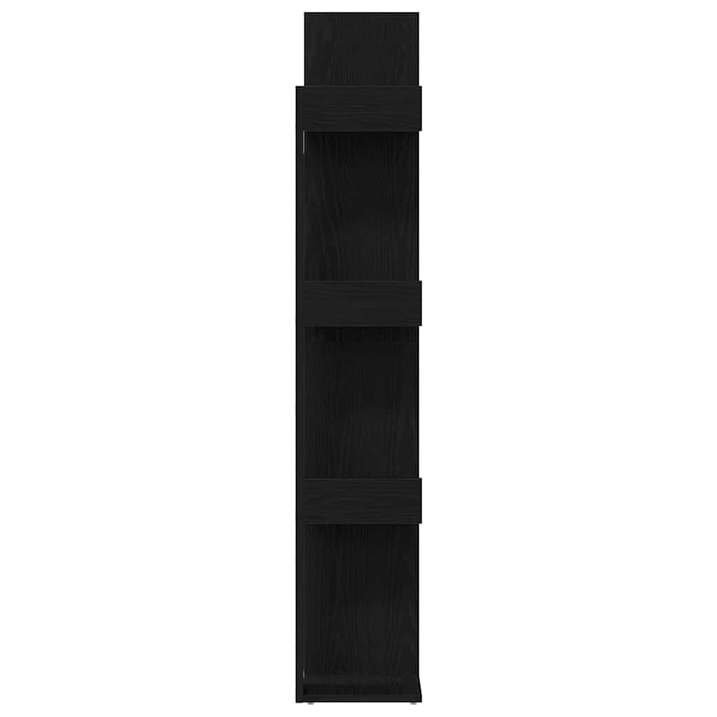 Bokhylla Svart Ek 48 x 25,5 x 140 cm Konstruerat trä