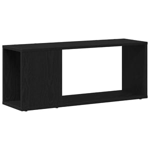 TV-bänkset Svart Ek 80 x 24 x 32 cm Konstruerat trä