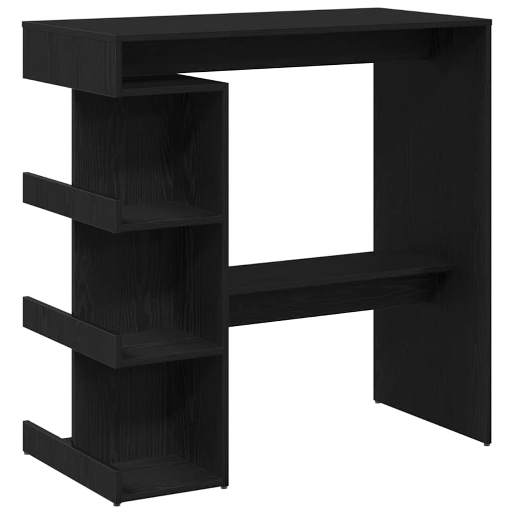 Barbord 100 x 48 x 101,5 cm Konstruerat trä Svart Ek