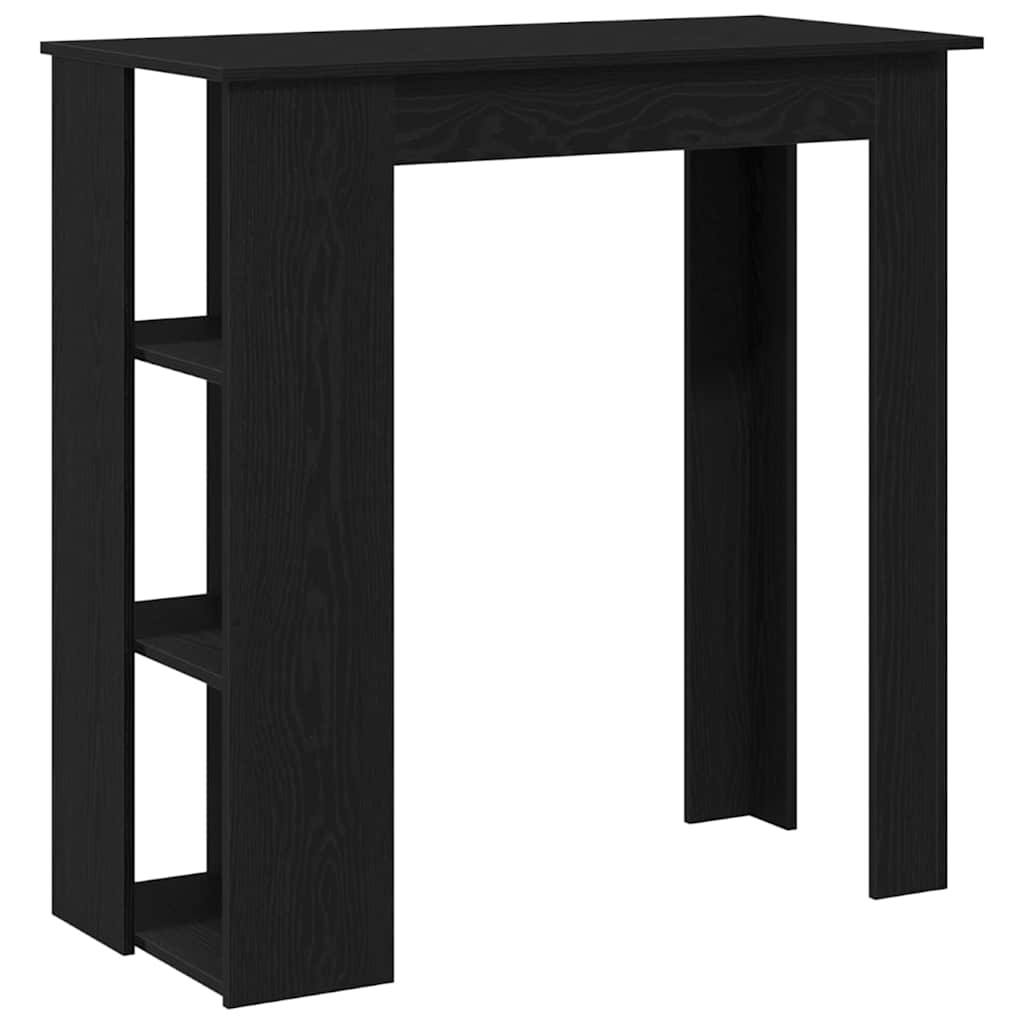 Barbord 102 x 50 x 103,5 cm Konstruerat trä Svart Ek