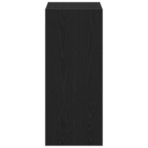 Bokskåp Svart Ek 40 x 30 x 71,5 cm Konstruerat trä