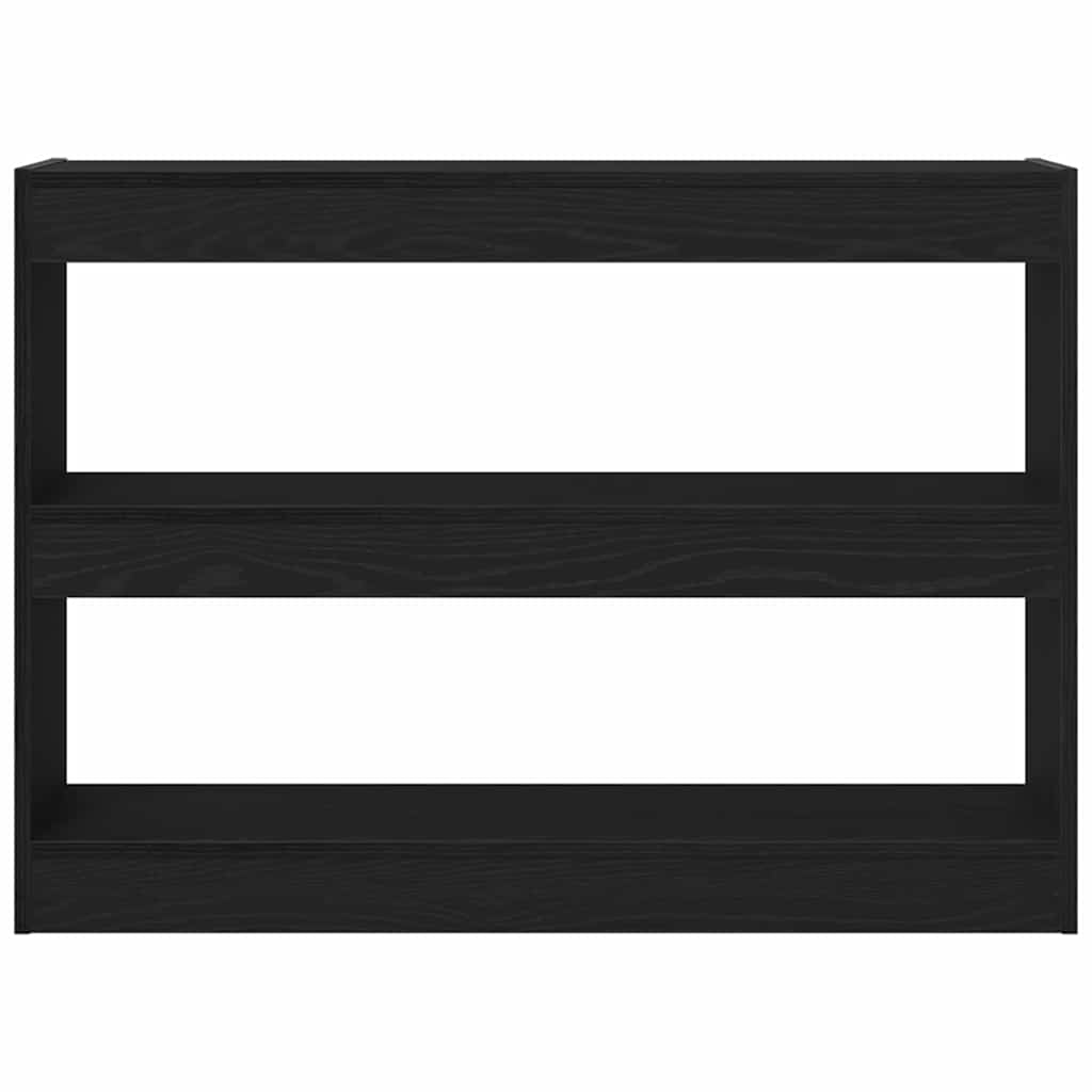 Bokhylla Svart Ek 100 x 30 x 72 cm Konstruerat trä