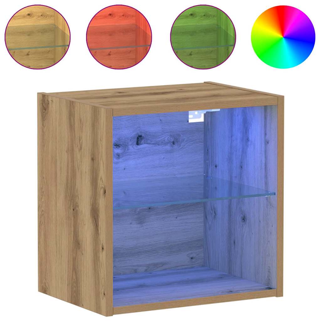 Flytande hylla 2 pcs Brun 40 x 28,5 x 40 cm Konstruerat trä