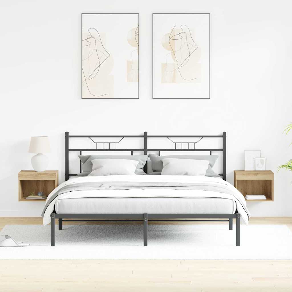 TV-bänkset 2 pcs Artisan Ek 40 x 30 x 30 cm Konstruerat trä