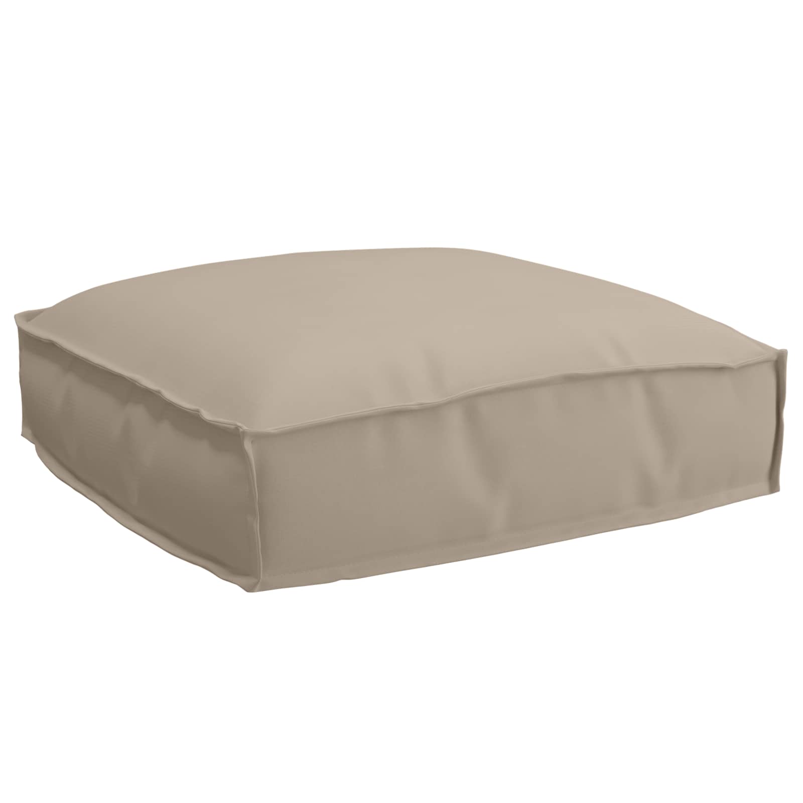 Kudde Taupe 50 x 50 x 12 cm Oxford Tyg