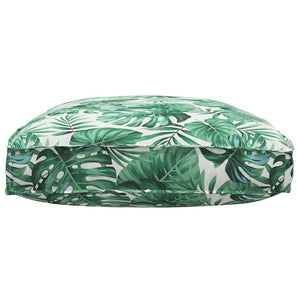 Kudde Löv Bladmönster 120 x 80 x 12 cm Oxford Tyg