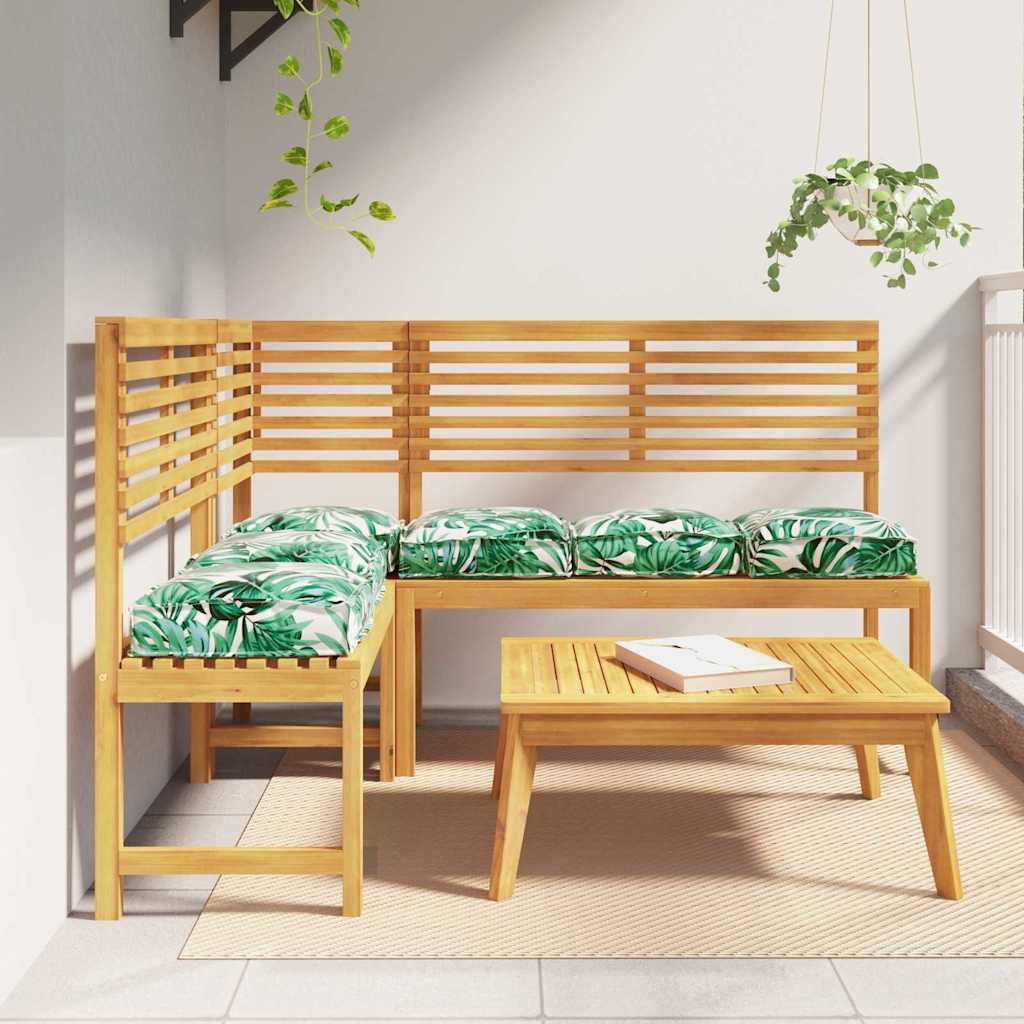 Kudde Löv 6 pcs Bladmönster 40 x 40 x 8 cm Oxford Tyg