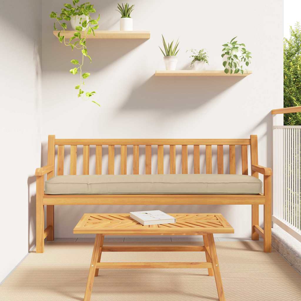 Pallkudde Beige 180 x 40 x 8 cm Oxford tyg