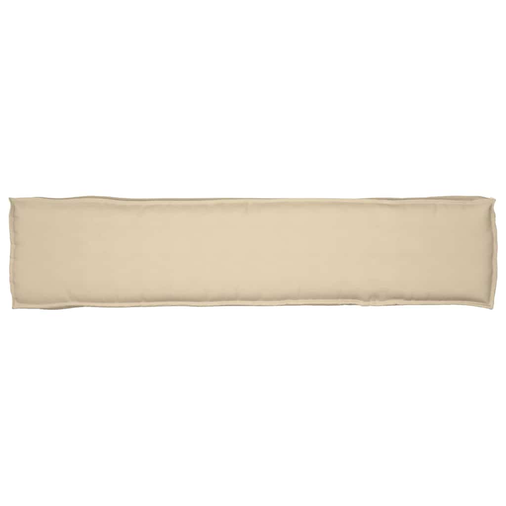 Pallkudde Beige 180 x 40 x 8 cm Oxford tyg