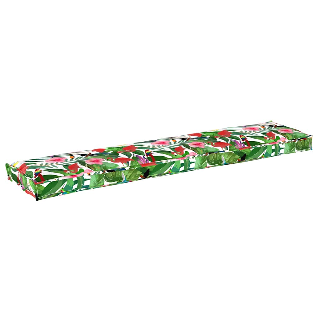 Pallkudde Blommor Tropisk djungel 180 x 40 x 8 cm Oxford Tyg