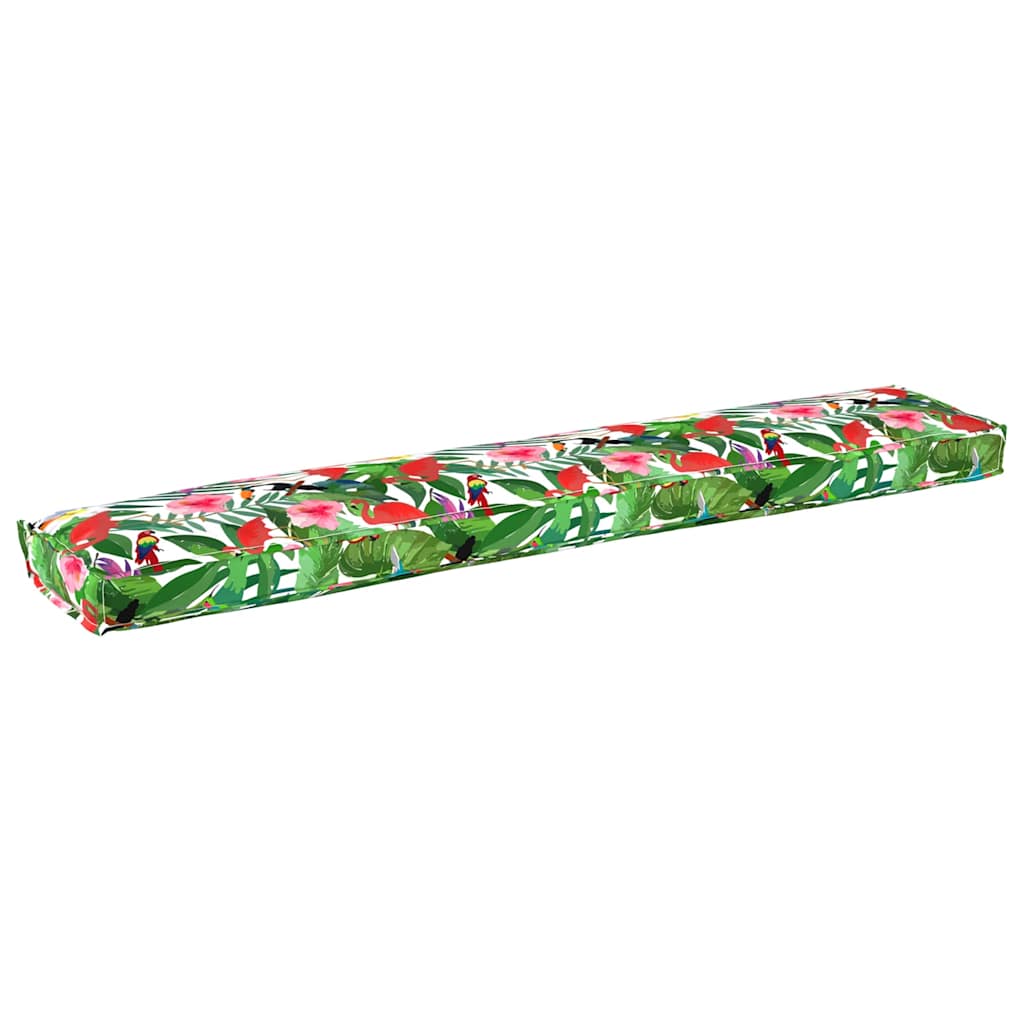 Pallkudde Blommor Tropisk djungel 200 x 40 x 8 cm Oxford Tyg