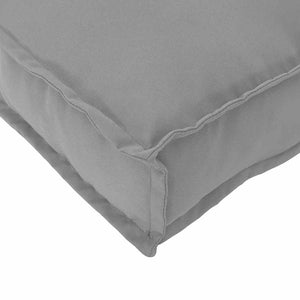 Pallkuddset 2 pcs Grå 200 x 40 x 8 cm Oxford tyg