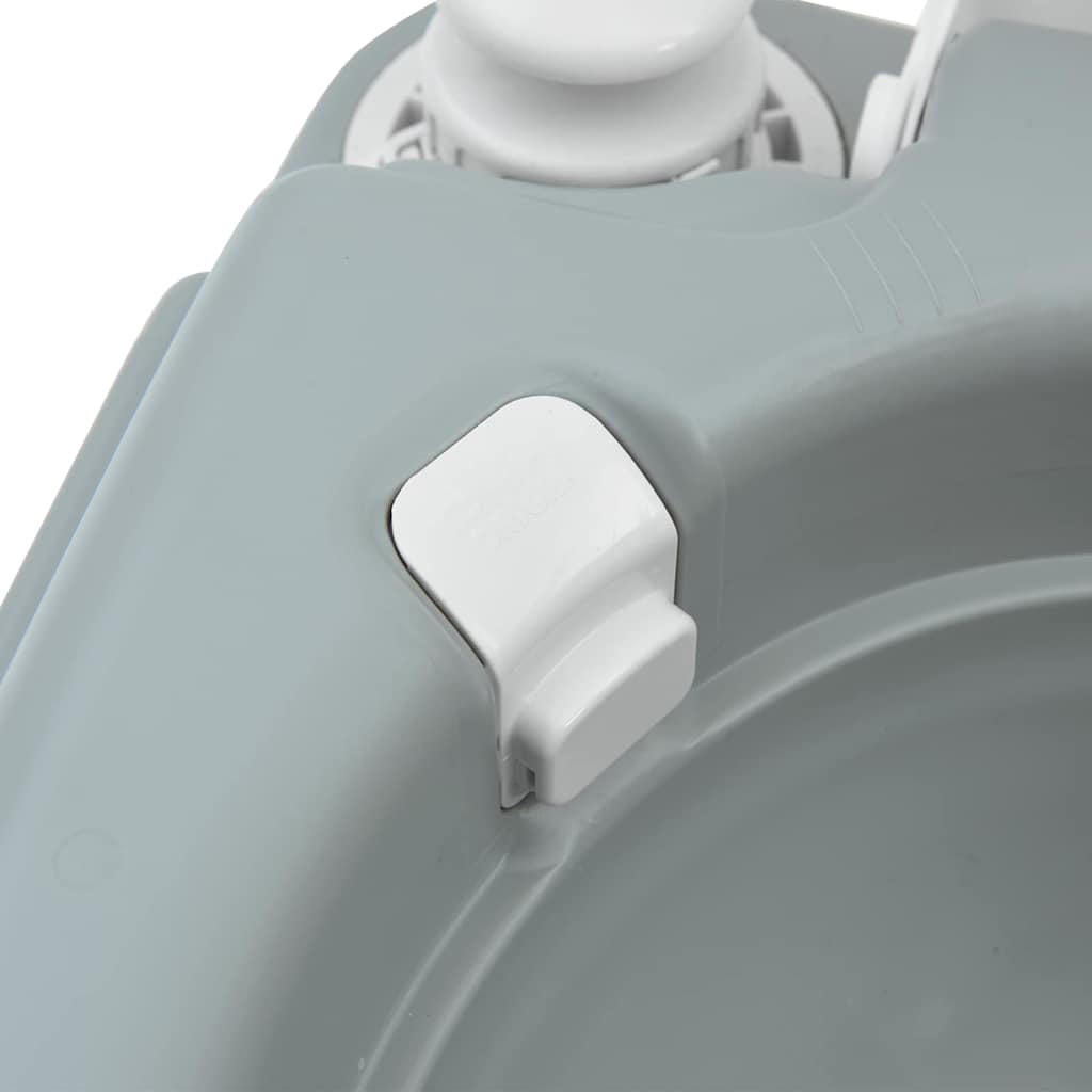 Campingtoalett Grå 41,5 x 36,5 x 42 cm Högdensitetspolyeten