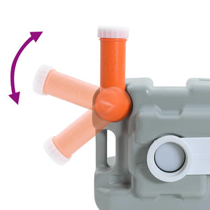 Campingtoalett Grå 41,5 x 36,5 x 42 cm Högdensitetspolyeten