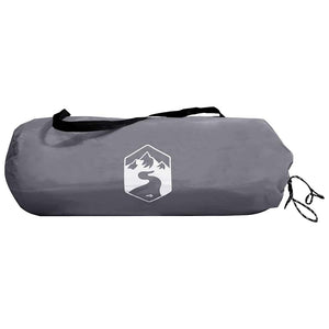 Innertält med tak med lagring Svart 240 x 160 x 133 cm Nät