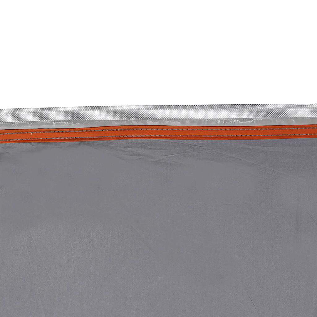 Baklucketält med tak Grå och orange 190 x 150 x 185 cm taffeta