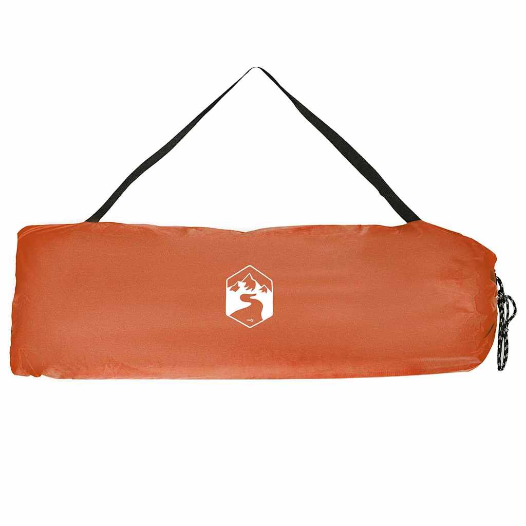 Innertält med tak Grå och orange 280 x 220 x 176 cm taffeta