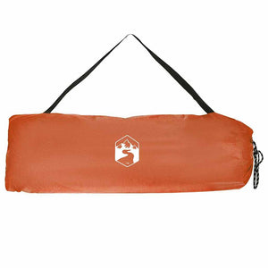 Innertält med tak Grå och orange 280 x 220 x 176 cm taffeta