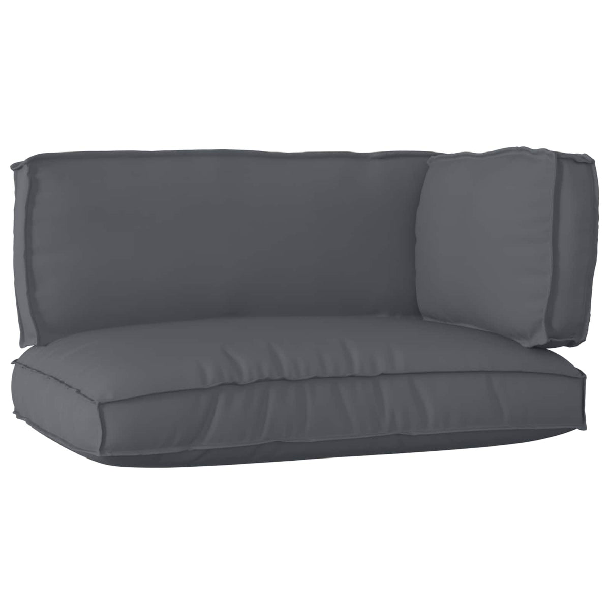 Pallkuddset Oxford Tyg Antracit 120 x 80 x 52 cm