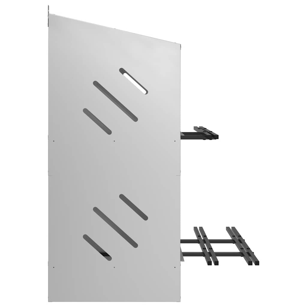 Kycklingholk med 6 fack galvaniserad silvermetall