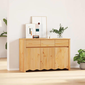 Sideboard Drammen Ek 114 x 43 x 75,5 cm Massivt tallträ