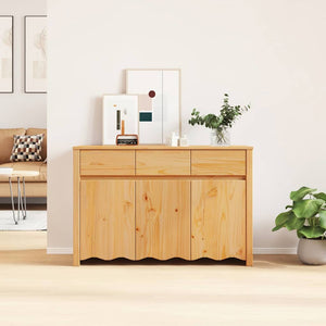 Sideboard Drammen Ek 114 x 43 x 75,5 cm Massivt tallträ