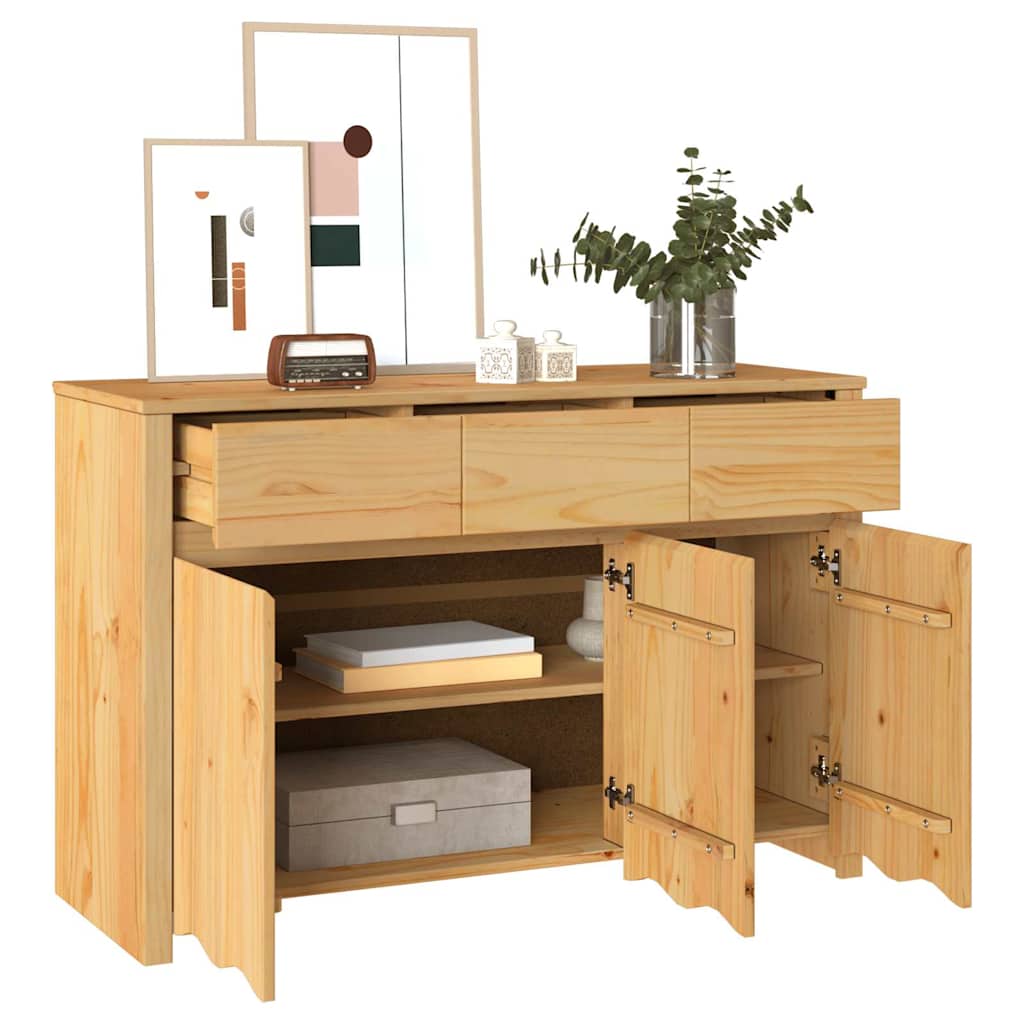 Sideboard Drammen Ek 114 x 43 x 75,5 cm Massivt tallträ