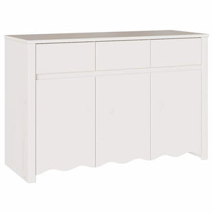 Sideboard Drammen Vit 114 x 43 x 75,5 cm Massivt tallträ