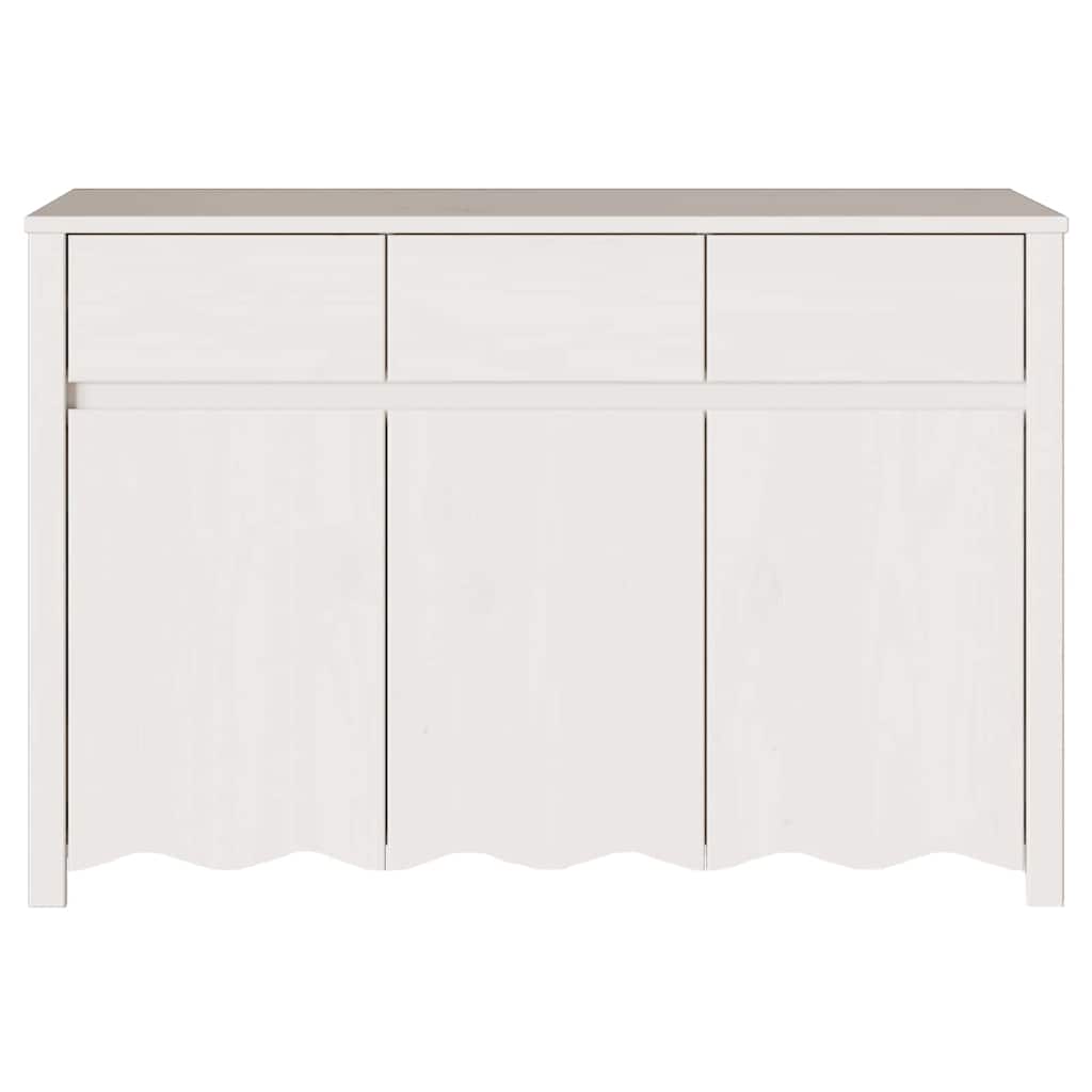 Sideboard Drammen Vit 114 x 43 x 75,5 cm Massivt tallträ