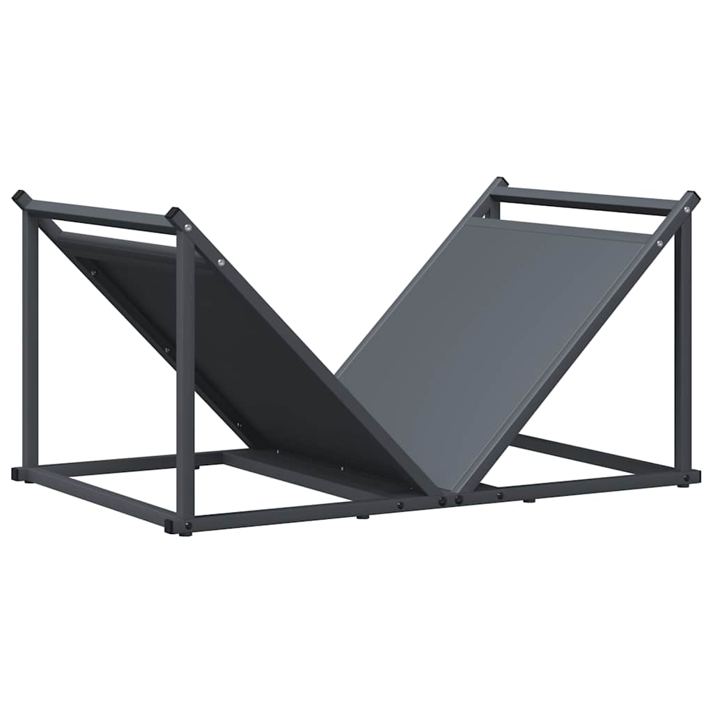 Vedställ antracit 70x43x34,5 cm kallvalsat stål